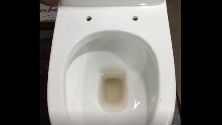 Siphonic flushing rate test-3liters
