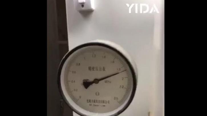 Water fitting pressure test, bathroom sanitary ware