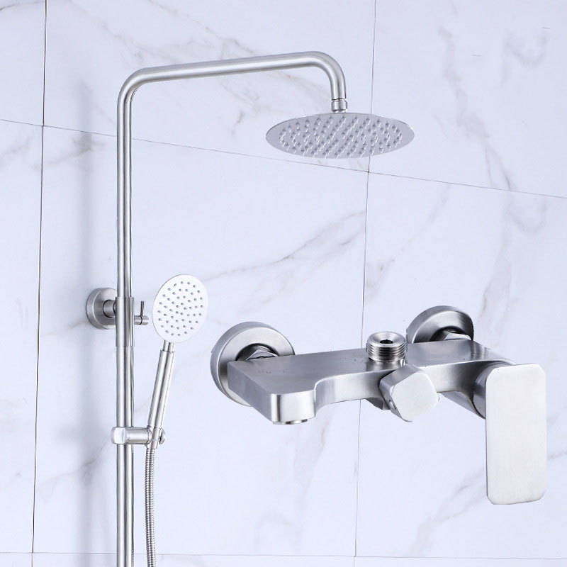 Simplistic Design Stainless Steel 304 Shower Set for Shower Room - 81002