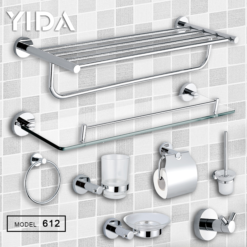 Thick Stainless Steel Mirror Polished Bathroom Accessories - 612